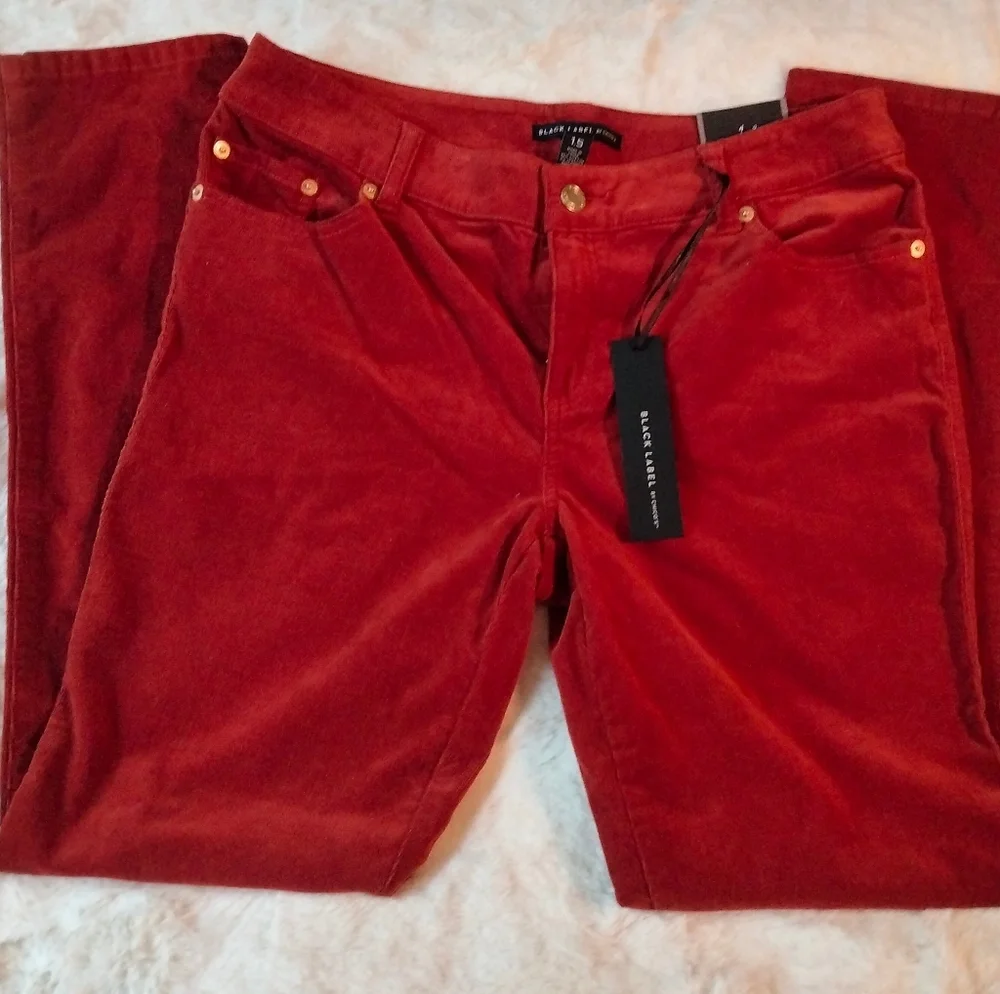 Black Label by Chico's Corduroy Pants - Picture 1 of 6